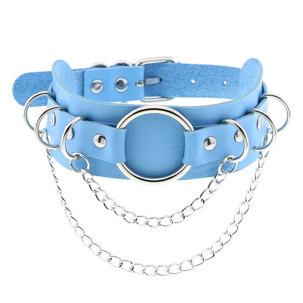 Kinkxx Torques Leather Necklace - Kinkxx